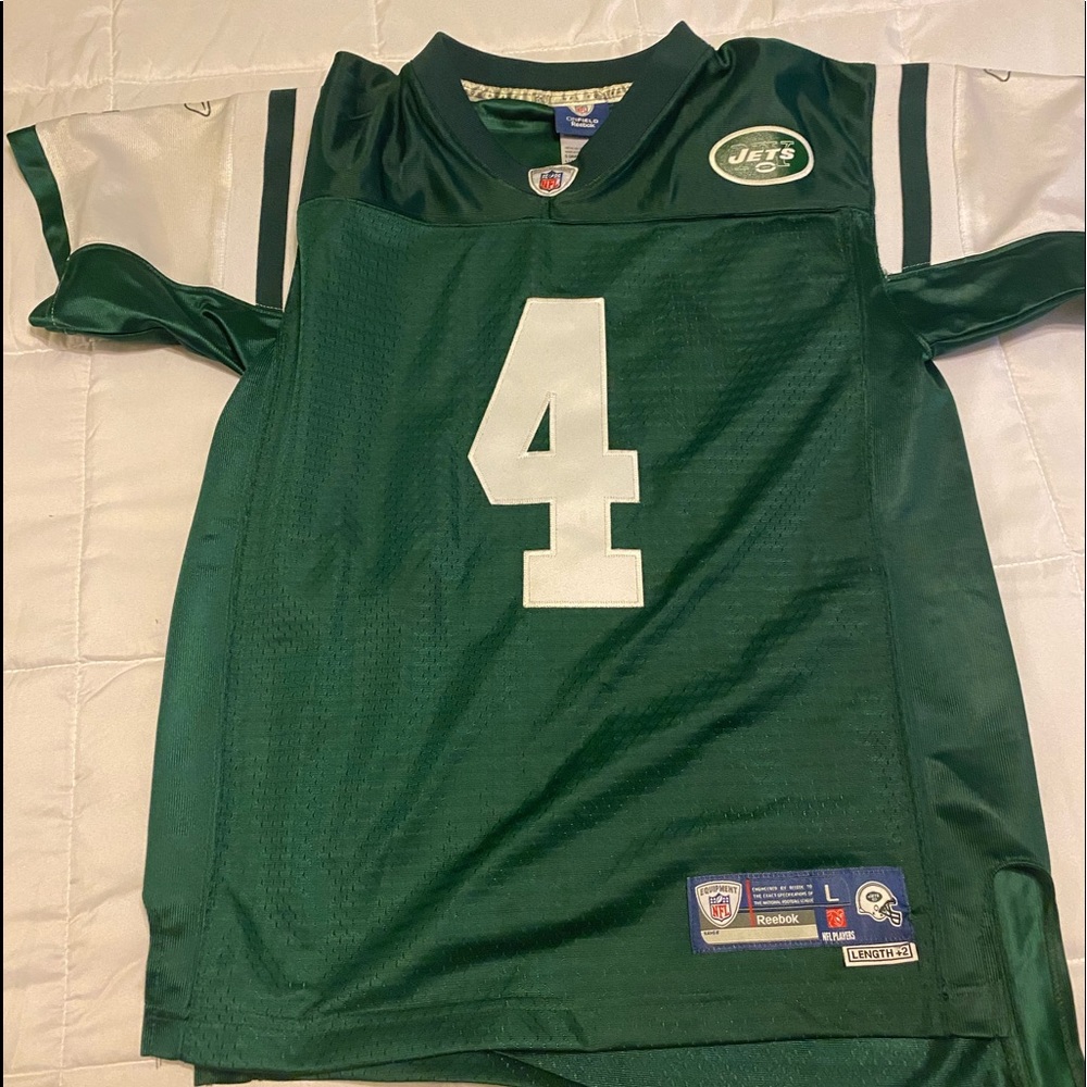 Boys Lg Favre Jets jersey